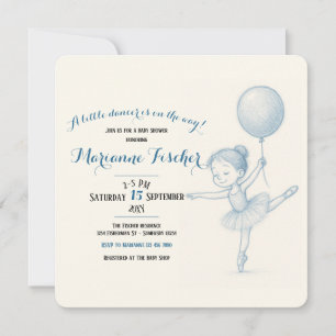 Douce danseuse fantaisiste Fête de naissance de bé