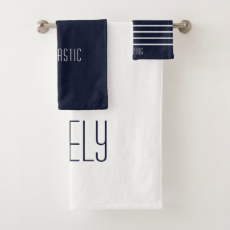 Douce Famille Navy Personnalisée Simple