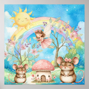 Douce Fée Arc-en-Ciel de Rêves & Décoration de Crè