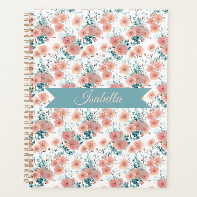 Douce Florale Rose Vintage de Printemps Personnali (Devant)