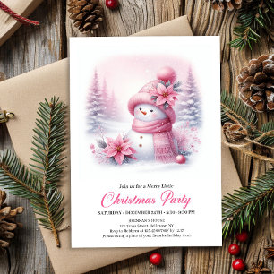 Douce Invitation de Noël pour Enfants au Bonhomme