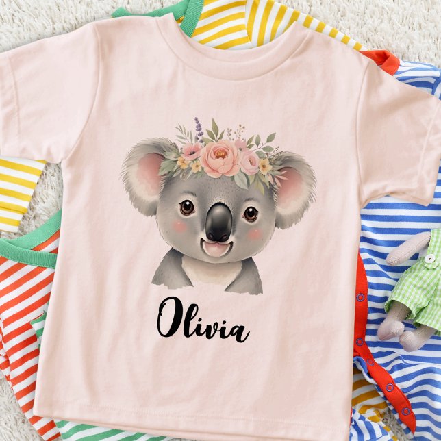 Douce Koala Portant une Couronne Faite de Fleurs C (Créateur téléchargé)