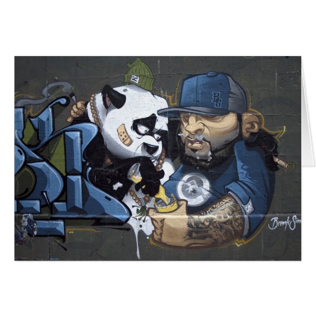 Douce Panda Triste A Trouvé Un Ami (Devant Horizontal)