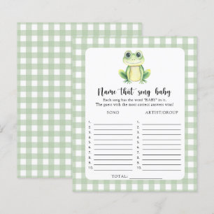 Douce petite grenouille baby shower - Nommez cette