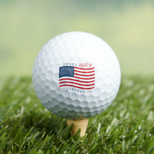 Douce Terre de Liberté Balles de Golf Patriotiques