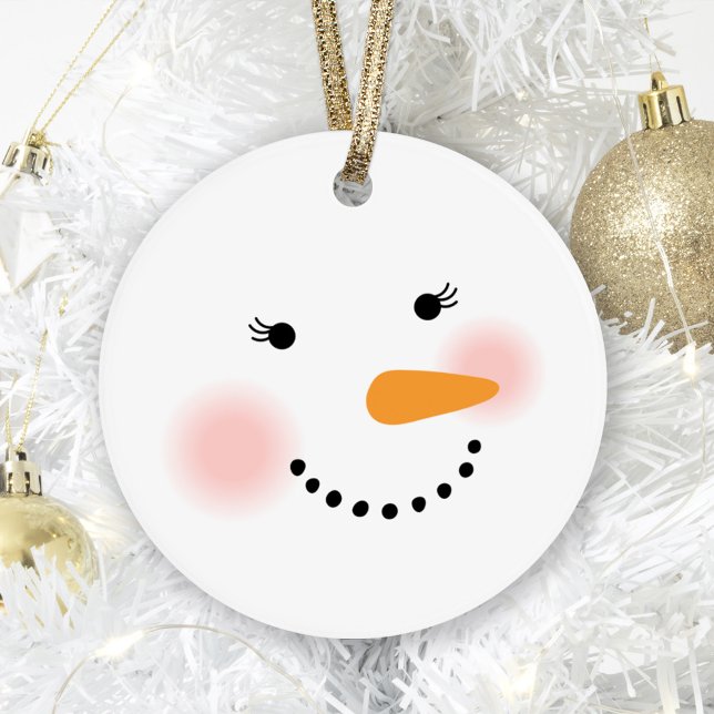 Douce Visage de Neige Noël Souvenir Hiver (Créateur téléchargé)