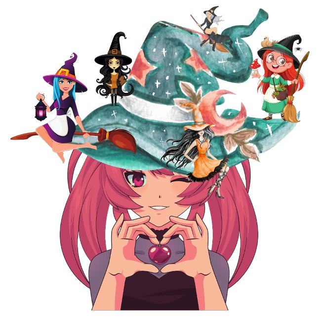 Doucement Sinister (She moved through the moonlit corridors with the grace of a wraith, a portrait of elegant darkness.)