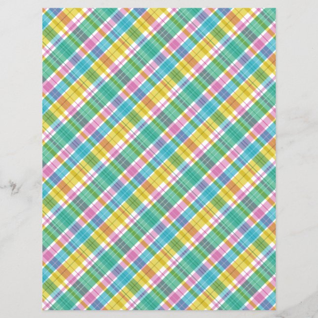 Douces Multicolores à Carreaux Pastel (Devant)