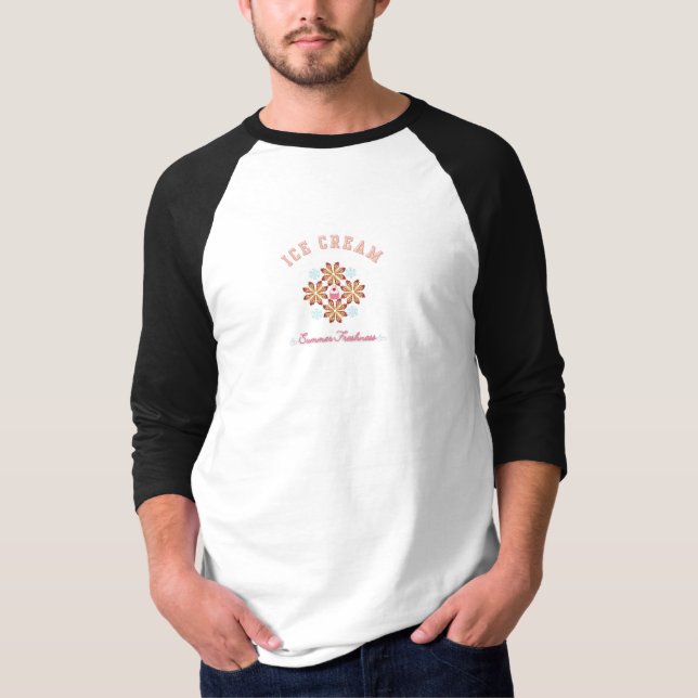 Douces Vibrations d'Été – T-Shirt avec Logo de Gla (Devant)