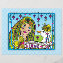 Douceur De La Feuille Papier Giving_Flat 11"x8.5"