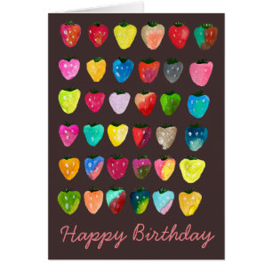 Douceur fraise mignonne aquarelle de fruit mignon