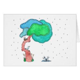 Douche à pluie, vide