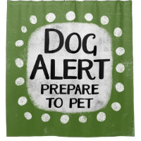 Douche d'alerte de chien rideau