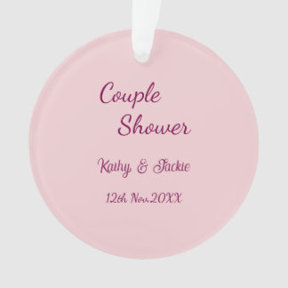 douche de couple rose violet pastel mariage nom da