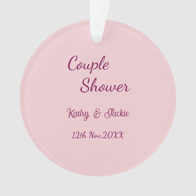 douche de couple rose violet pastel mariage nom da (devant)