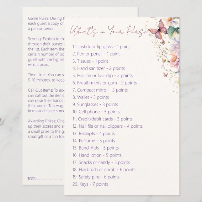 Douche de mariée papillon ce qui est dans votre je (Devant / Derrière)