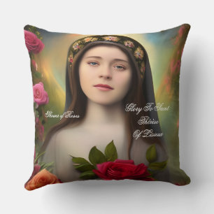 Douche des Roses jettent oreiller