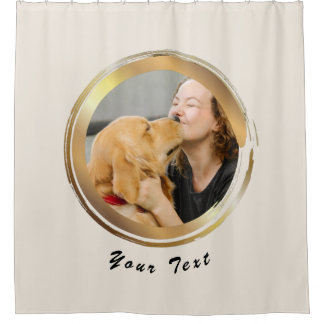 Douche Golden Circle Aimer animal de compagnie Rideaux mo