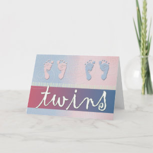 Douche jumelle ou carte Faire-part