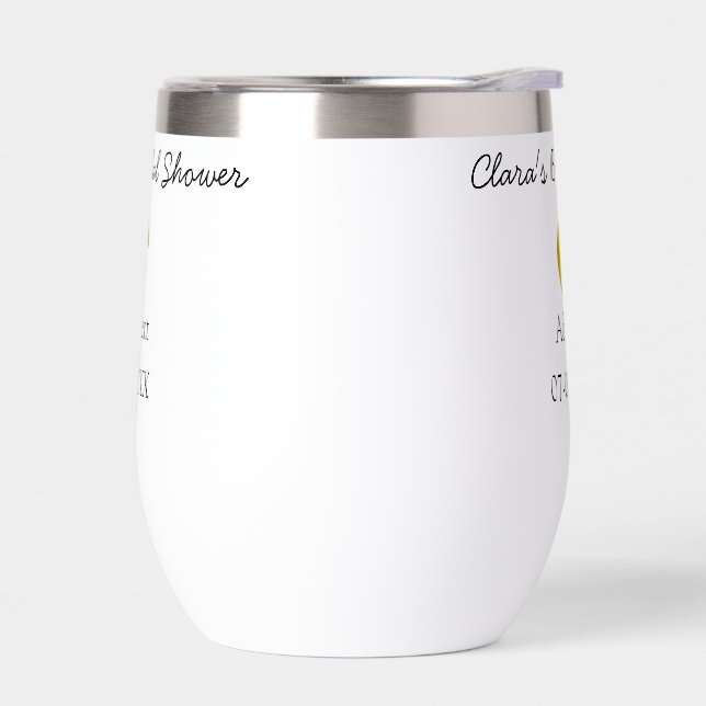 Douche nuptiale citron moderne simple minimum rust (Gauche)