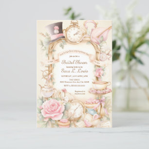 Douche nuptiale Invitation Tea party invitation ha