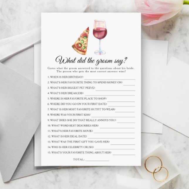 Douche nuptiale Qu'a dit le marié ? (Créateur téléchargé)