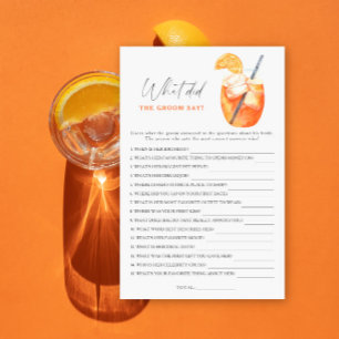 Douche nuptiale Spritz Qu'a dit le marié