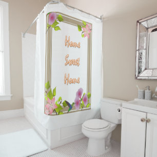 Douche rideau Accueil Sweet Home Floral