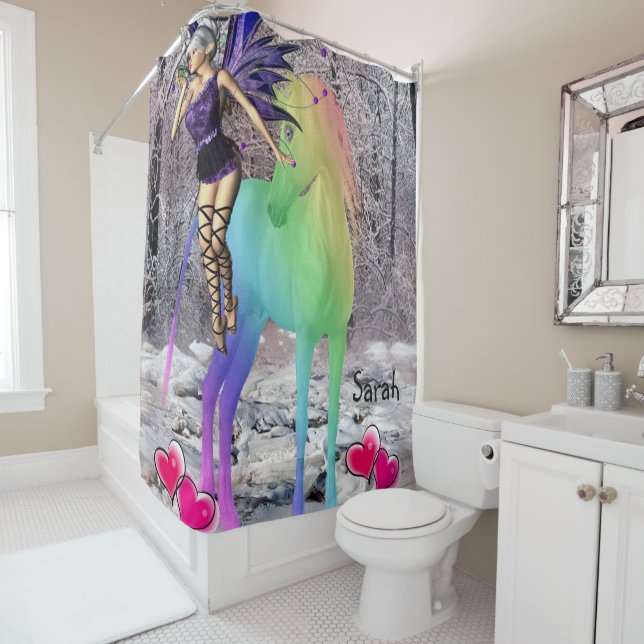 Douche rideau Fée (En situation)