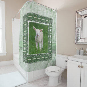 Douche rideau mouton