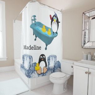 Douche rideau Penguin Glace Baignoire Temps de bai