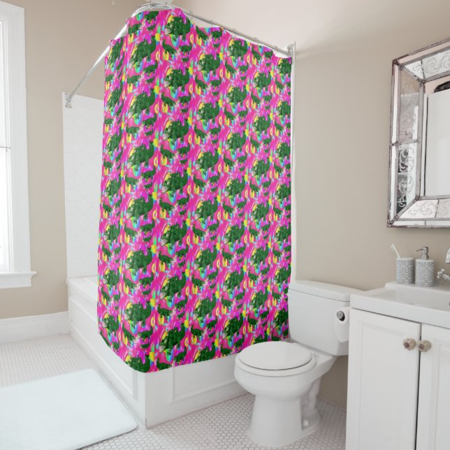 Douche rideau pour enfants (En situation)