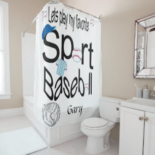 Douche Rideau Sports Baseball