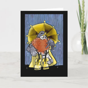 Douches de printemps ! carte de voeux