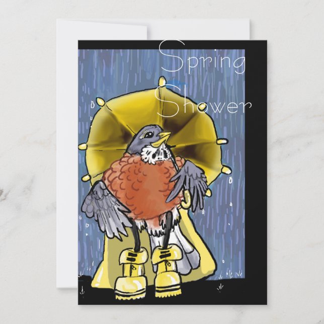 Douches de printemps ! Invitations (Devant)