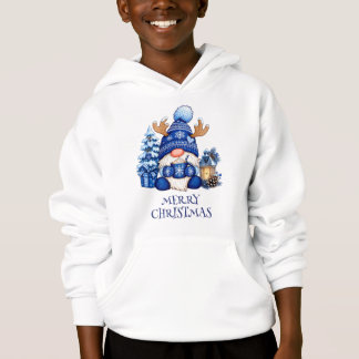 Doudoune à capuche pour enfants Cozy Blue Christma