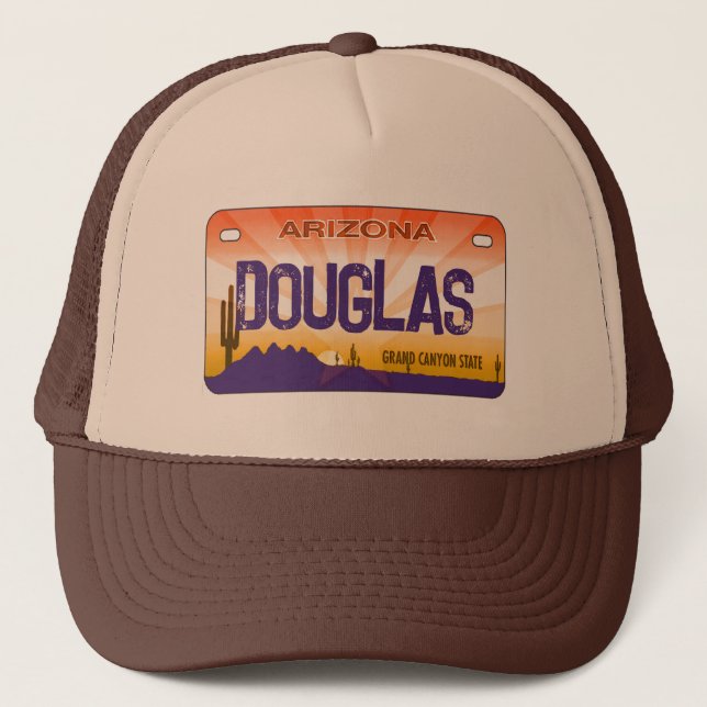 Douglas Arizona plaque d'immatriculation casquette (Devant)