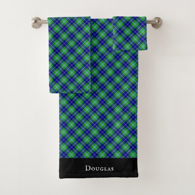 Douglas Clan Tartan Plaid Scottish Motif (En situation)