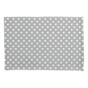 Douille grise de couverture de coussin de la taie