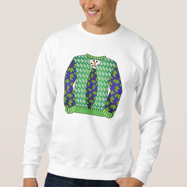 Douille moche Sweatshirt de Noël (Devant)