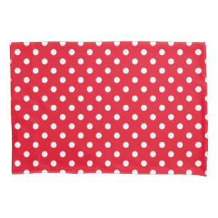 Douille rouge et blanche de couverture de taie