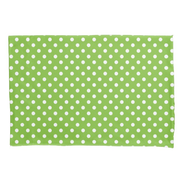 Douille vert pomme de couverture de taie (devant)