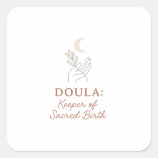 Doula Keeper de Sacred Birth citations autocollant