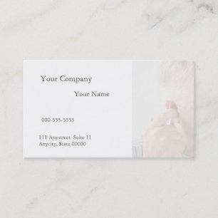 douleur d'oreille dans un carte de visite âgé