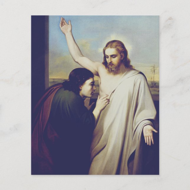 Douter de Saint Thomas par Silvestro Lega (Devant)