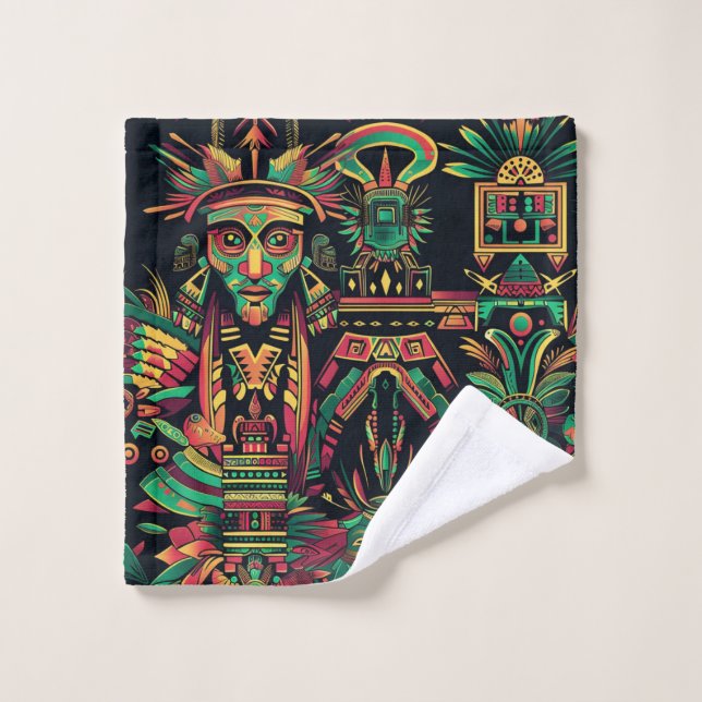 Doux Azure "Paradigme Ancestral" Laver le linge (Gant de toilette)