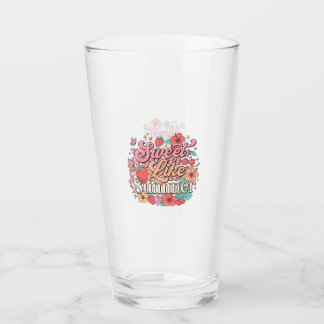 Doux comme l'été Verre clair aux fruits et fleurs
