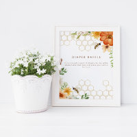 Doux Comme Peut Être | Poster floral au carillon d