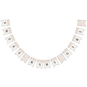 doux comme une bannière de baby shower de bouho pê