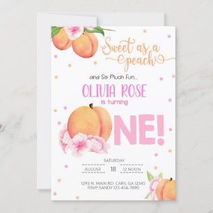 Doux comme une invitation d'anniversaire de fille 